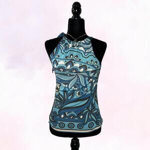 Ann Taylor Blue Y2K Top